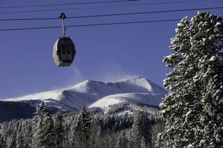 Breckenridge's new BreckConnect gondola links the town with the ski area. (photo: Aaron Dodds/Vail Resorts)