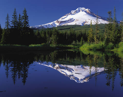 Mount Hood, reflected in Oregon's Trillium Lake. (photo: Oregon's Mt. Hood Territory)