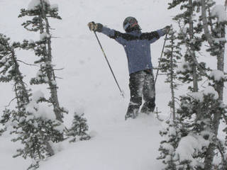 Ski to Live participant Wendy Alexander harnesses Big Mind for an exceptional run at Snowbird.