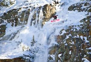 Matt Annetts at The North Face Masters of Snowboarding at Snowbird, Utah, in 2009. (photo: MSI)