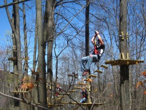 Holiday Valley's new Sky High Adventure Park opened this summer. (photo: Holiday Valley Resort)