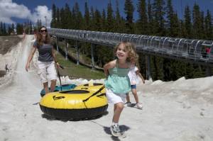 Summer snow tubing at Keystone. (photo: Leisa Gibson)