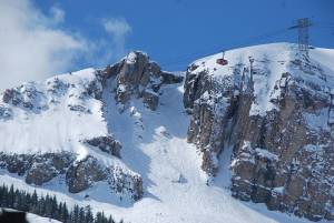 Jackson Hole Mountain Resort is renowned for its expert terrain, including Corbet's Couloir pictured here.