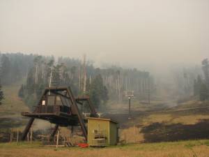 Ski Pajarito from the bottom of the Townsight Lift (#5) on June 29, 2011. (photo: LANL)