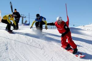 Snowboard cross action from Winter Games NZ 2011. (file photo: Camilla Stoddart/Getty Images)