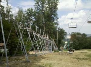 After months of construction the new Mountain Coaster at Holiday Valley is ready to open. (photo: Holiday Valley Resort)