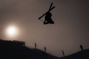 Gus Kenworthy of the U.S. competes in the Freeski Half Pipe Final on Wednesday during day five of the Winter Games NZ at Cardrona Alpine Resort in Wanaka, New Zealand. (photo: Hannah Johnston/Getty Images)