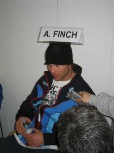 Andy Finch at the 2006 Winter Olympic Games in Torino, Italy. (photo: USSA)