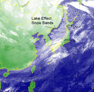 Japan's "Lake Effect"