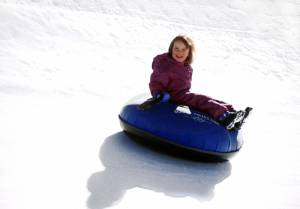 Snow tubing at Squaw Valley (photo: Nathan Kendall)