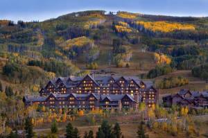 The Ritz-Carlton Bachelor Gulch at Beaver Creek ski resort in Colorado.