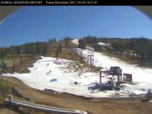 Boreal looks ready to go on Friday afternoon. (photo: Boreal Mountain Resort)