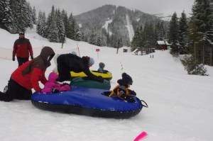 Snow tubing at Mt. Hood Skibowl