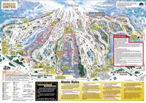 Niseko United trail map