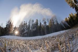 Making snow this weekend at Sipapu in New Mexico (photo: Sipapu Ski & Summer Resort)