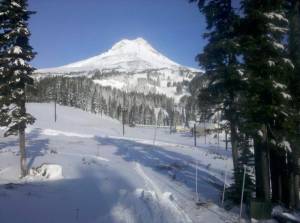 Mt. Hood Meadows on Tuesday, before the current storm. (photo: Mt. Hood Meadows)