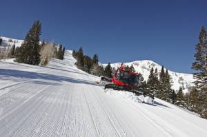 Park City Mountain Resort hopes that a Native American ritual on Saturday will yield more material for their groomers to push around. (photo: PCMR)