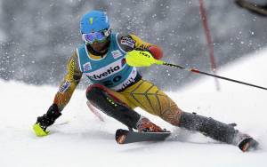 Canada's Mike Janyk skied to a seventh-place finish in the Adelboden, Switzerland men's slalom on Sunday. (photo: ACA)