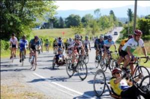 A 100-mile bike ride through the Vermont countryside is the Kelly Brush Foundation's primary fundraising event. (photo: KBF)