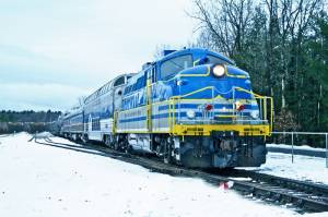 The Gore Mountain Snow Train (photo: Saratoga and North Creek Railway)