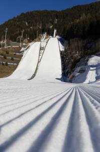 The ski jumps in Predazzo, Italy. (photo: Italy  Ski Jumping Team)