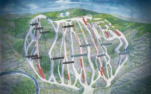 Jack Frost trail map (image: Peak Resorts)