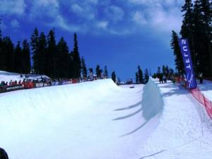 Whistler's pipe will be the scene for this weekend's The North Face Park and Pipe Open Series competition, moved from Blue Mountain, Ontario. (photo: Amber Turnau)