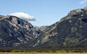 A summertime view of Granite Canyon in Grand Teton National Park in Wyoming. (file photo: Acroterion)