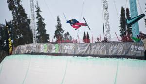 Devin Logan, of W. Dover, Vt., competes Saturday at the Dew Tour Finals at Snowbasin Resort in Huntsville, Utah. (photo: Alli Sports)