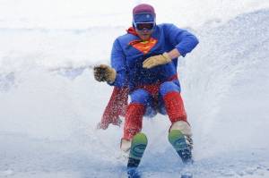 Pond skimming at Crested Butte (photo: Alex Fenlon)