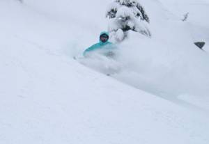 Brundage skiers enjoyed another March powder day yesterday (photo: Brundage Mountain)