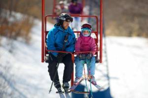 Cranmore's East Chair is currently the oldest operating double in the East. (photo: Cranmore Mountain Resort)