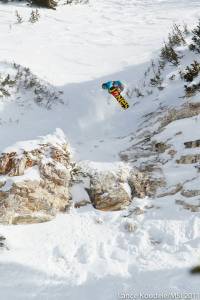 A file photo of the 2011 edition of The North Face Masters of Snowboarding at Snowbird. (photo: Lance Koudele/MSI)