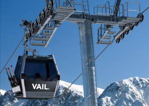 Vail’s new gondola cabins, the first of their kind in North America, will look similar to the gondola cabin in this mockup. (photo: Vail Resorts)