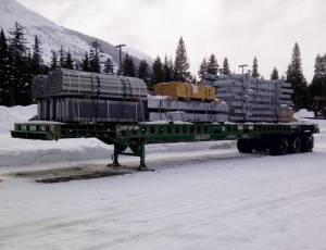 Some components of Alyeska's new Chair 4 have already arrived in Alaska. (photo: Alyeska Resort)