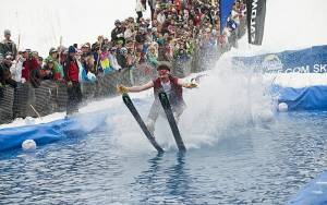 Sunshine Village's annual Slush Cup (photo: Sean Hannah)