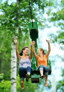 Cranmore's new Zipline (photo: Cranmore Mountain Resort)