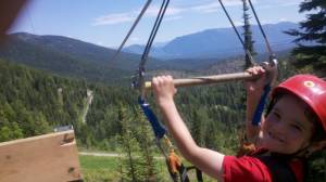 The view from the top of Whitefish Mountain Resort's newest zip line, "Inspiration" (photo: WMR)