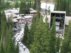 Snowbird's Tram Plaza is the scene for this Wednesday's annual pancake breakfast to celebrate the Independence Day holiday. (FTO file photo: Marc Guido)