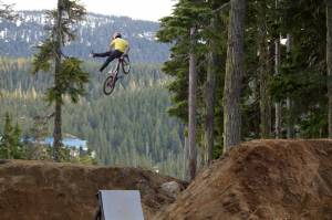 Darren Berrecloth is ready to kick off the fifth edition of the Bearclaw Invitational Slopestyle at B.C.'s Mount Washington Alpine Resort. (photo: Harookz)