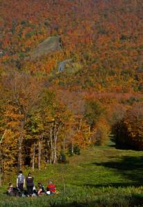 Autumn on the slopes of Mont Sutton (photo: Denis Bouvier)