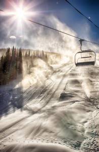 Copper Mountain snowmakers have been busy gunning for Friday's opening day. (photo: Copper Mountain)