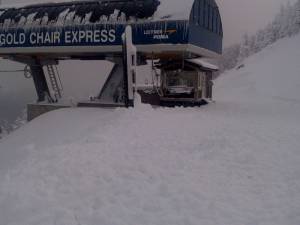 The top terminal of Nasiska's Gold Chair Express on Tuesday (photo: RCR)