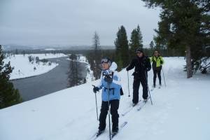 Skiing the Riverside Trail in West Yellowstone, Mont. (photo: FTO/Alan Wechsler)