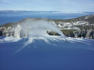 Heavenly's snowmakers have been hard at work (photo: Heavenly Resort)