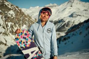 World Snowboard Day Ambassador Anne-Flore Marxer of Switzerland