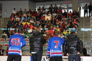 Canada named its ski teams for the Lake Louise Winterstart World Cup races at a hockey-style unveiling on Monday at Canada Olympic Park in Calgary, Alta. (photo: Malcolm Carmichael/Alpine Canada)