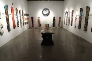 Las Vegas Ski & Snowboard Resort's 50th anniversary celebration included an exhibit of donated art at Amanda Harris Gallery of Contemporary Art and The Lady Silvia in Las Vegas. (photo: LVSSR)