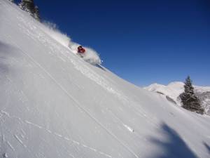 Silverton patrollers get the goods on Tuesday ahead of this Saturday's opening day (photo: Silverton Mountain)