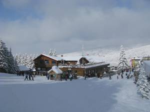 Sutton's original Chalet Alt. 400m is still in use as the resort's primary day lodge. (file photo: Mont Sutton)